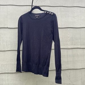 Ann Taylor Sweater with Pearls Small